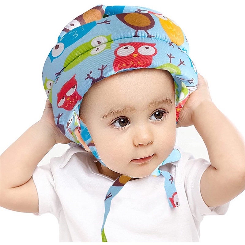 Helm Topi Pelindung Kepala Anak Bayi Balita Anti Bentur Baby Head Protector Helm Protective Hat