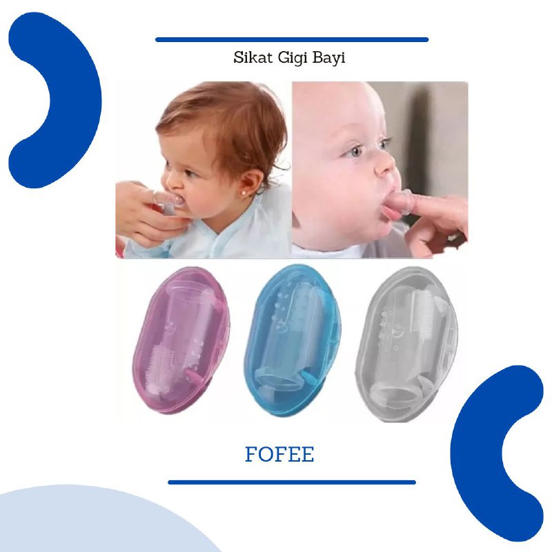 [IMPORT] - Sikat Gigi Bayi Anak / BabyTtoothbrush Kode SK99 Material 100% Food Grade Silicone Bubber