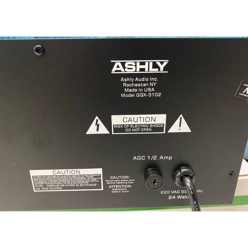 Equarizer Ashly GQX3102 GQX 3102 Baru Made In Usa