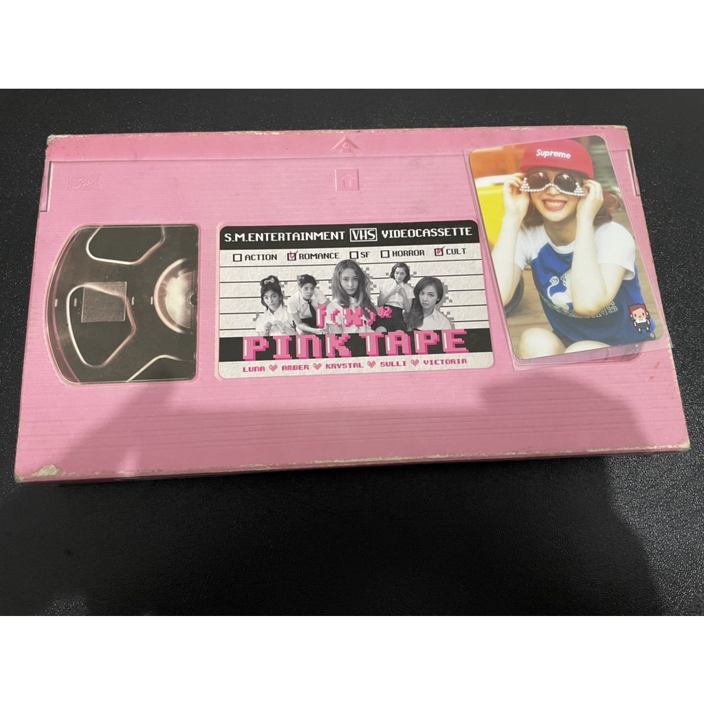[BOOKED] [Preloved] F(x) Pink Tape Album Full Sulli Photocard fx second korlic korea press license