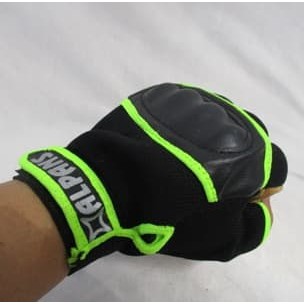 Sarung Tangan Biker Half Warna/Gloves Sport/Motorcycle ALPANS**TOP