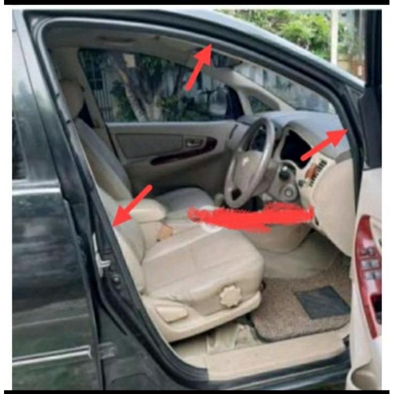 karet pintu karet balon pintu mobil toyota original innova fortuner hilux