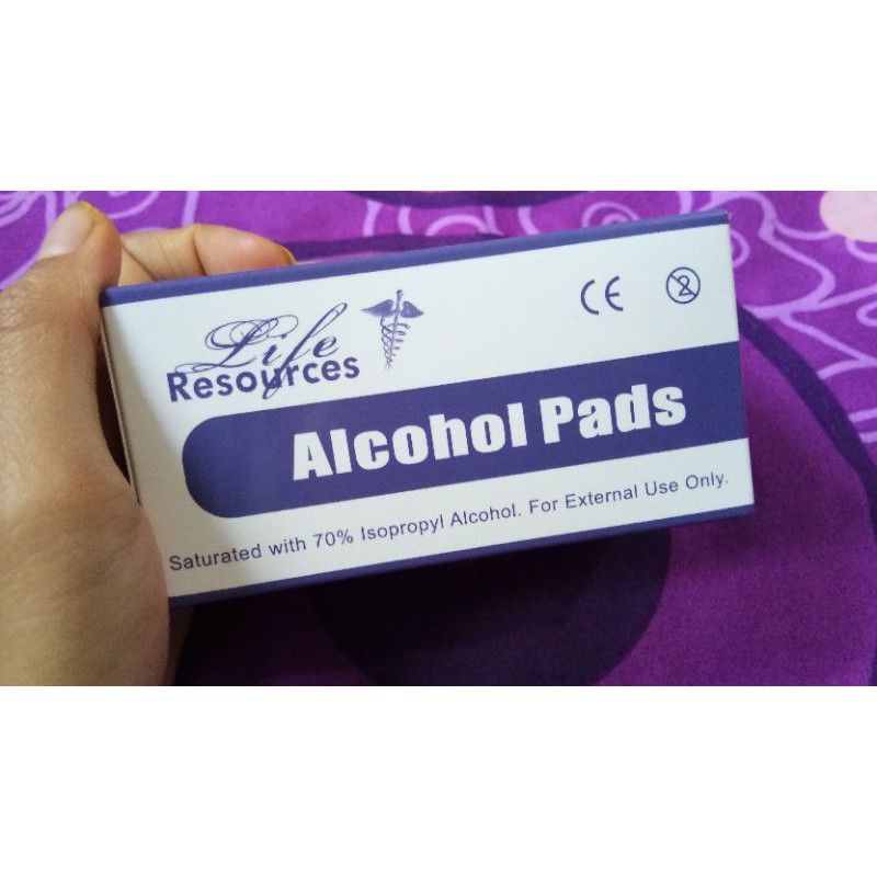 Alcohol Pads LIFE RESOURCES 100pcs
