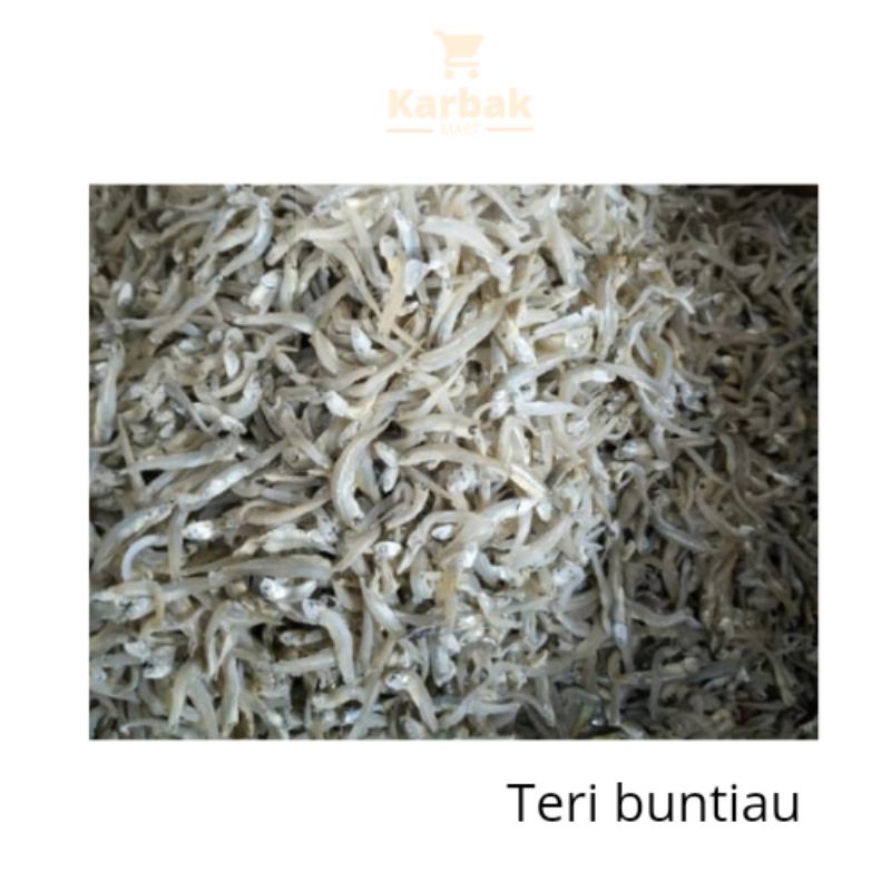 

IKAN ASIN TERI BUNTIAU / BUNTIAO / BUNTIAW MEDAN 250GR / 500GR / 1kg