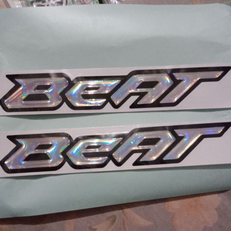 Stiker Timbul Honda BEAT HOLOGRAM