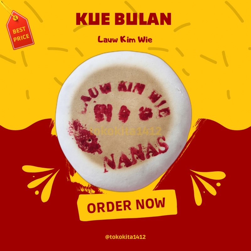 Kue Bulan Lauw Mooncake Tong Jiu Pia Ny. Lauw (Lauw Kim Wie) Halal - Nyonya Lauw Phia