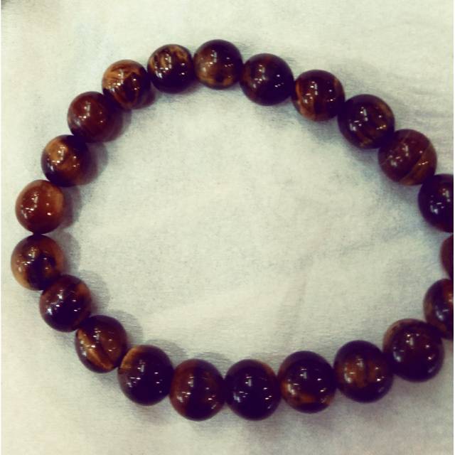 Gelang Pria Wanita Batu Biduri Sepah 10mm Handmade Asli Balikpapan Kalimantan