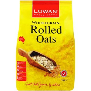 

LOWAN WHOLEGRAIN ROLLED OATS 1 KG