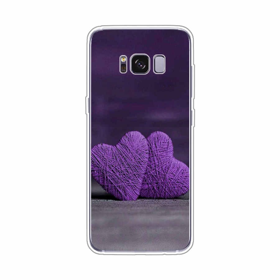 Samsung Galaxy s7 edge s8 plus Case Silicon Soft TPU Print Phone Cover Casing<br />
bag