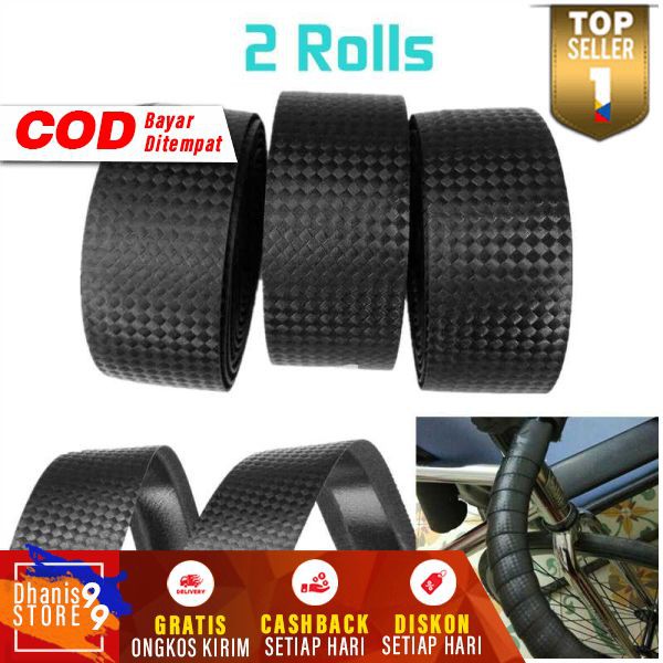 Hand Grip Bar Tape Sepeda MTB 2Roll Tape Selotip Stang Sepeda Balap Murah Selotape Setang Bike