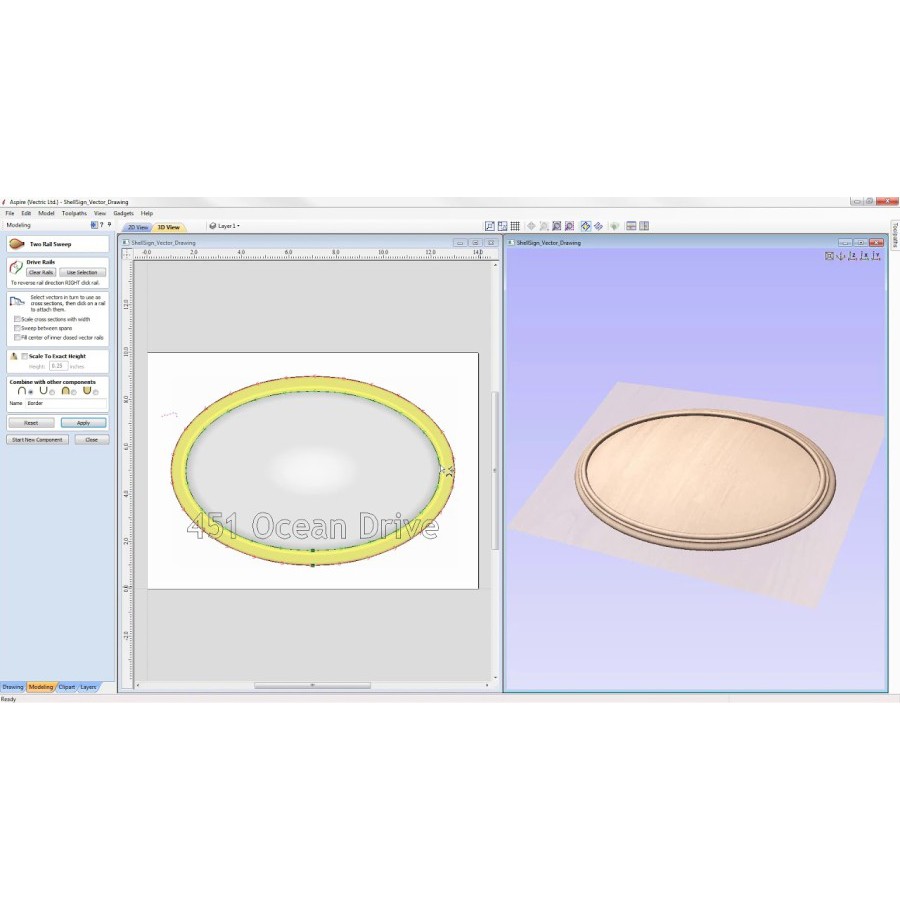 Pelatihan Vectric Aspire Training Program Design CNC Router CAD CAM