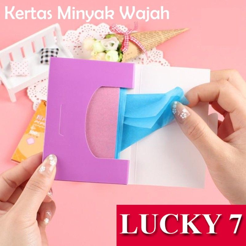 DE3 Pembersih Wajah Glowing Kertas Minyak Wajah - Kertas Minyak Linen Alami Menyerap