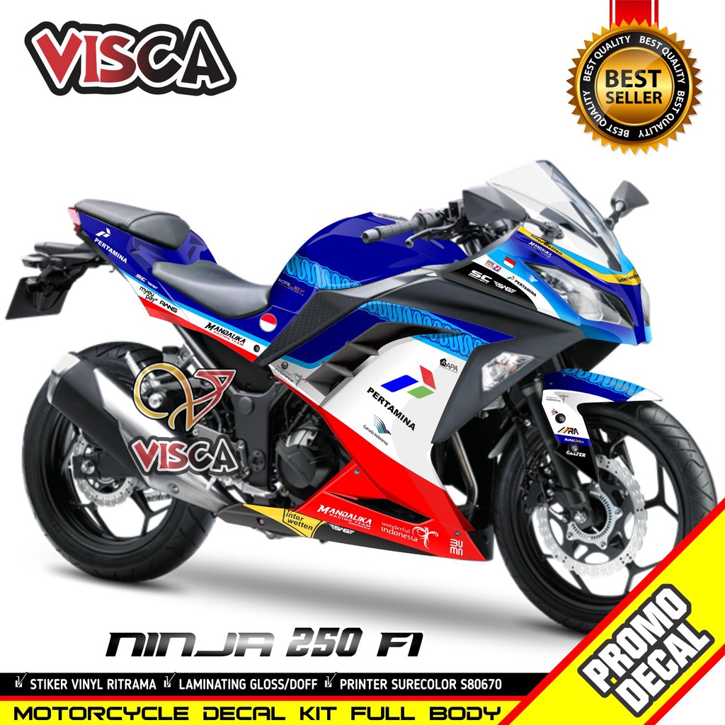 Stiker Ninja 250 Fi Striping Ninja 250 Fi Decal Motor Ninja 250 fi Full Body Stiker Ninja 250fi Deka