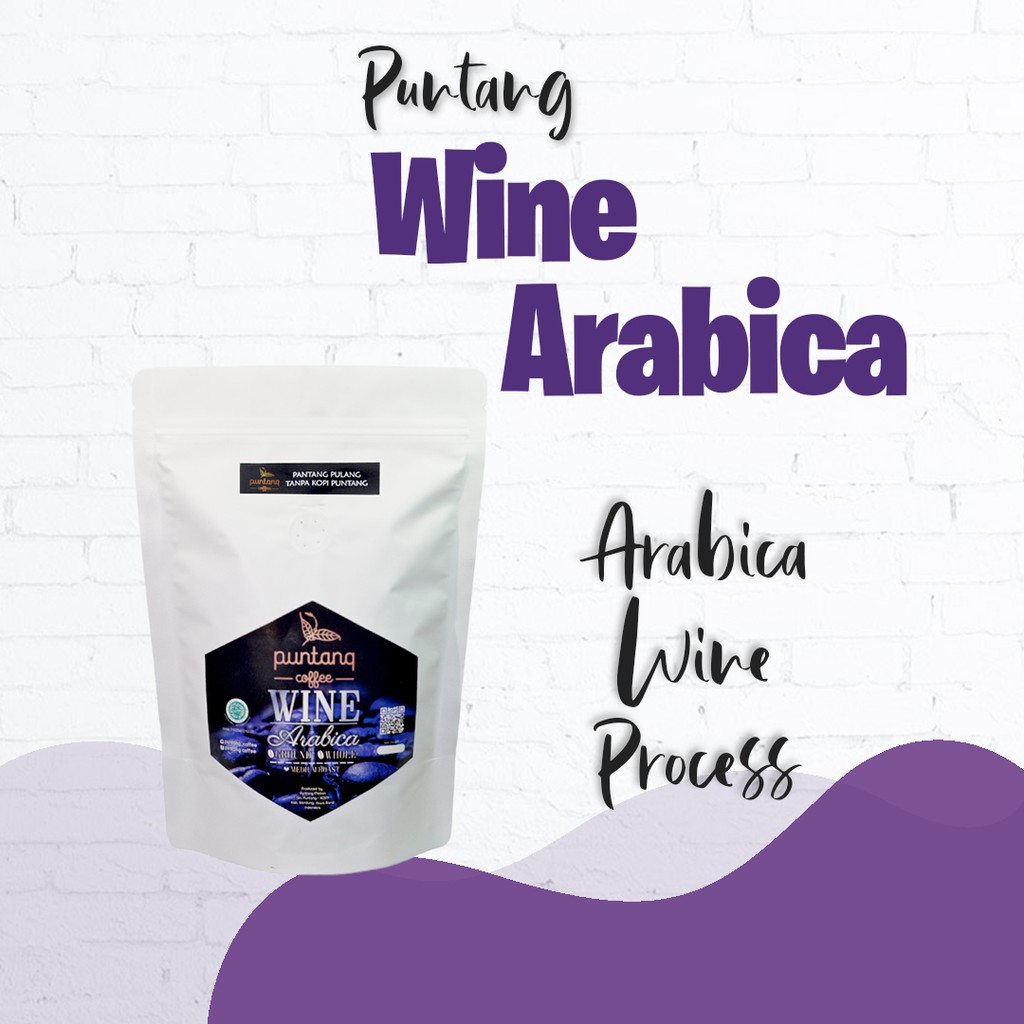 

Kopi bubuk / biji 1kg wine arabika puntang coffee nikmat