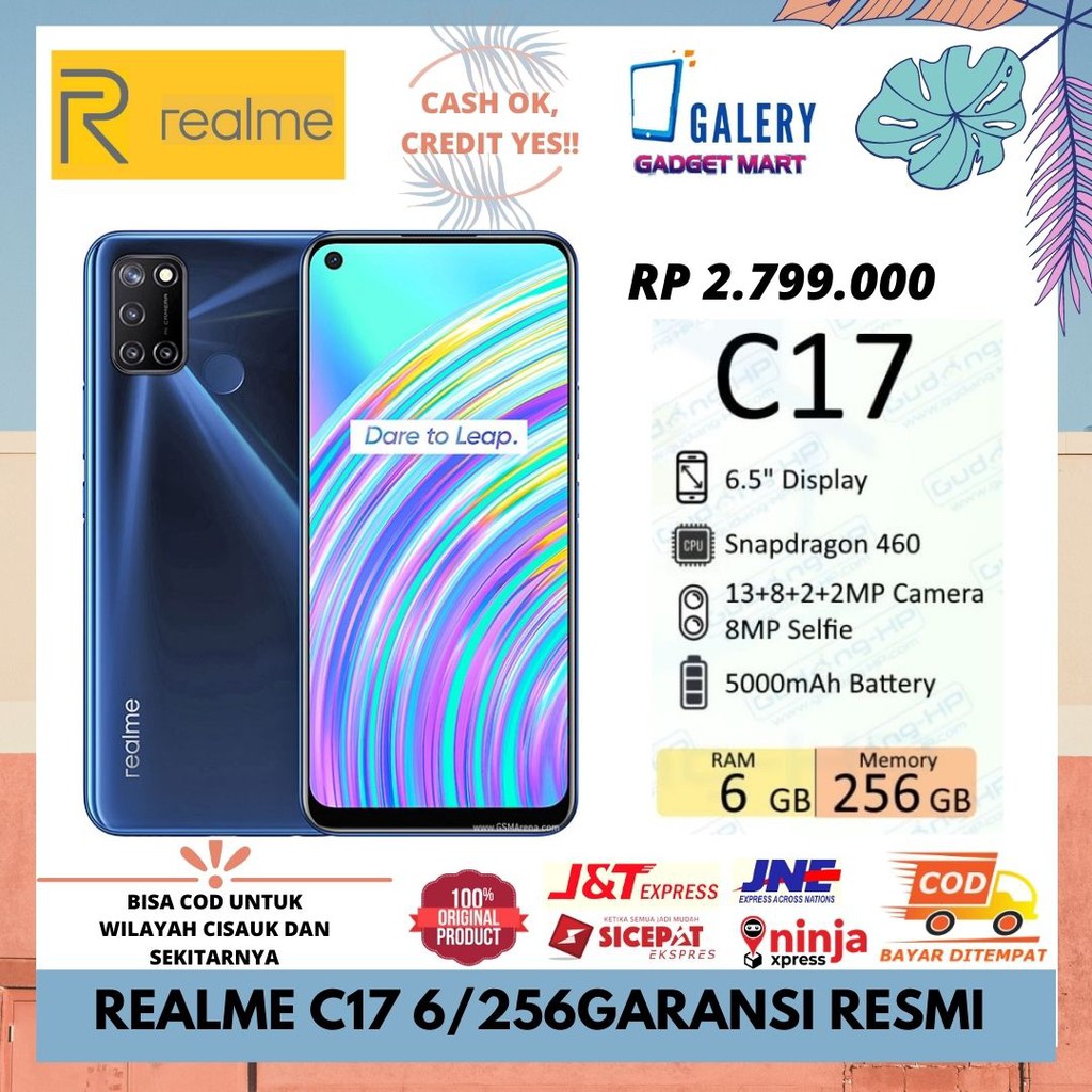 REALME C17 6/256 GARANSI RESMI
