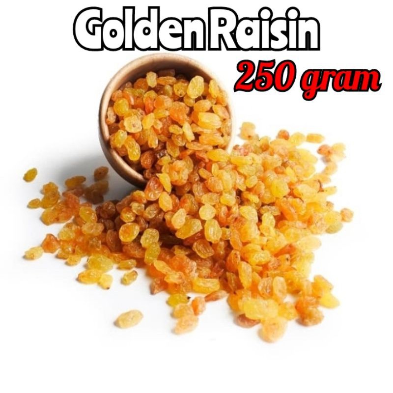 

Kismis Gold 250 gram / Golden Raisin / Kuning Emas Mutiara Cemilan Buah Kering Oleh-oleh Haji 250gr