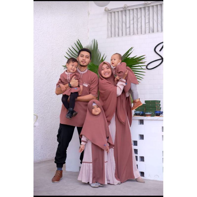 Gamis Set Anak Azmiya By Manasikana Size Xs-XXXL