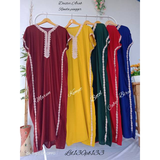 Daster Arab Daster Sultan Kelelawar Renda batwing