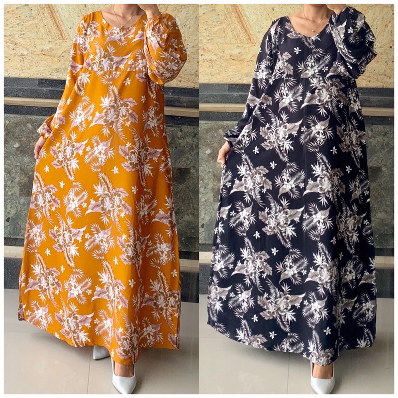 GAMIS JUMBO HUGES / DASTER JUMBO LENGAN PANJANG LD 120 cm