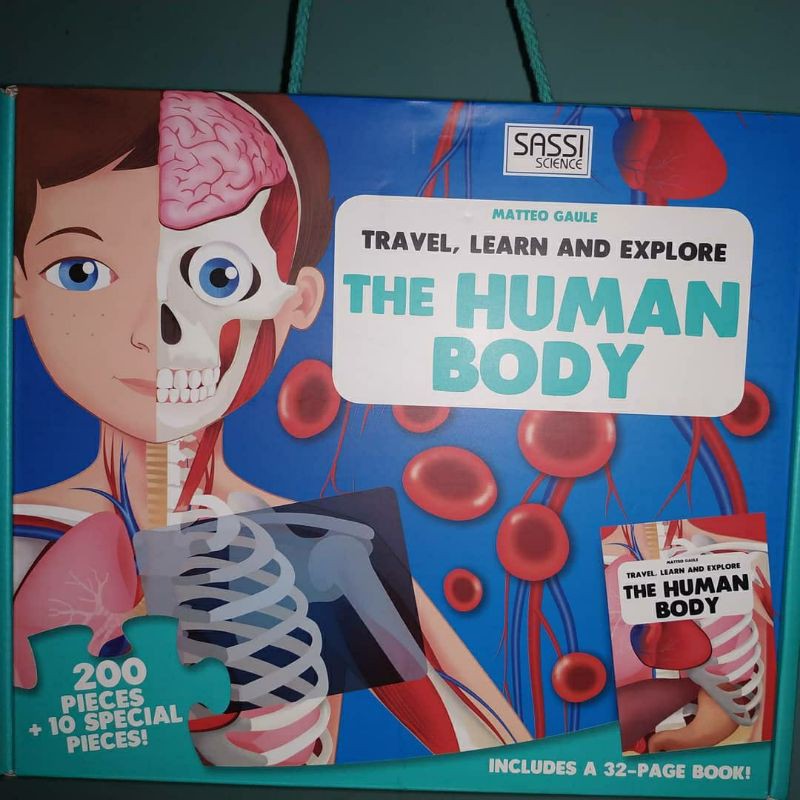 Puzzle Sassi Science : Travel, Learn and Explore - The Human Body