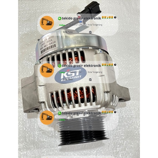 Alternator dinamo cas 6d102 pc200-8 pc220-7 pc220-8 60A 600-861-6410