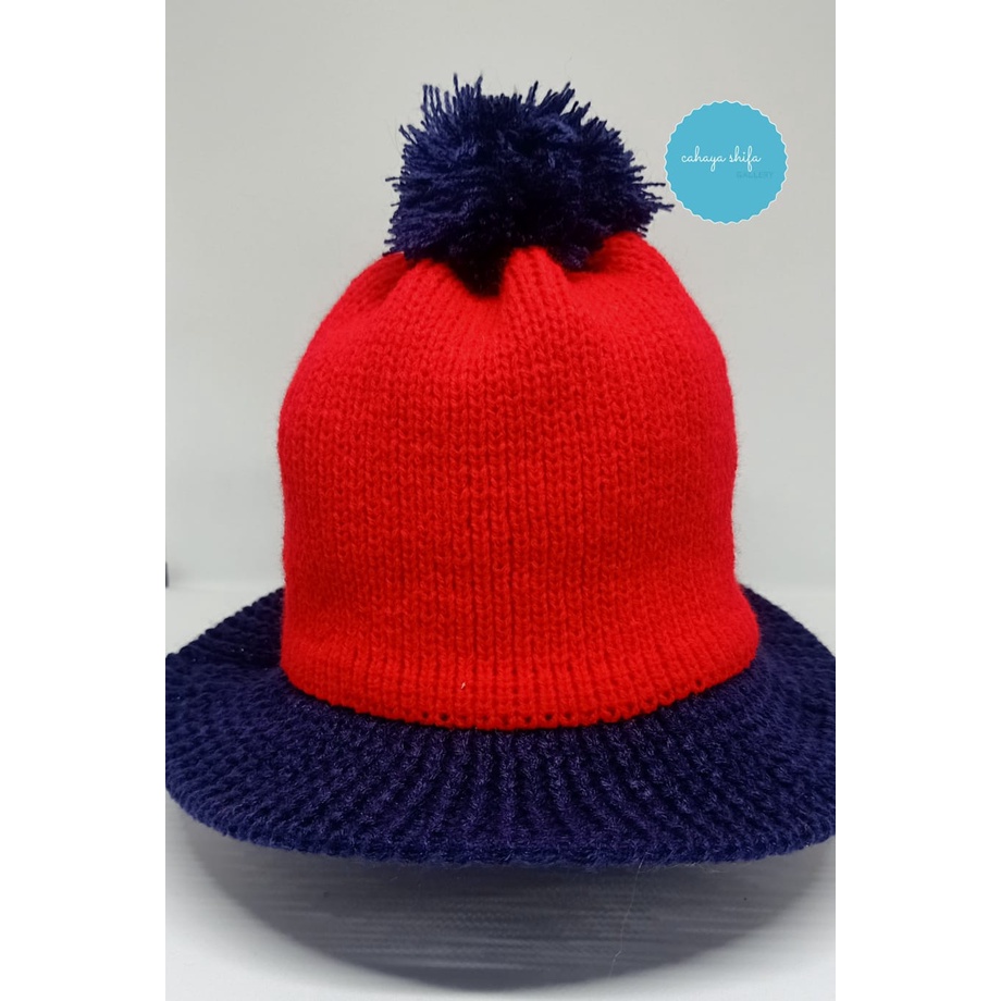 KUPLUK TOPI ANAK 2 WARNA / BEANIE HAT KIDS / KUPLUK TOPI LUCU