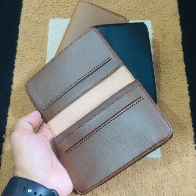 dompet pria lipat buku ukuran tanggung 3/4 bahan kulit sintetis lokal colombo #dompet #dompetpria