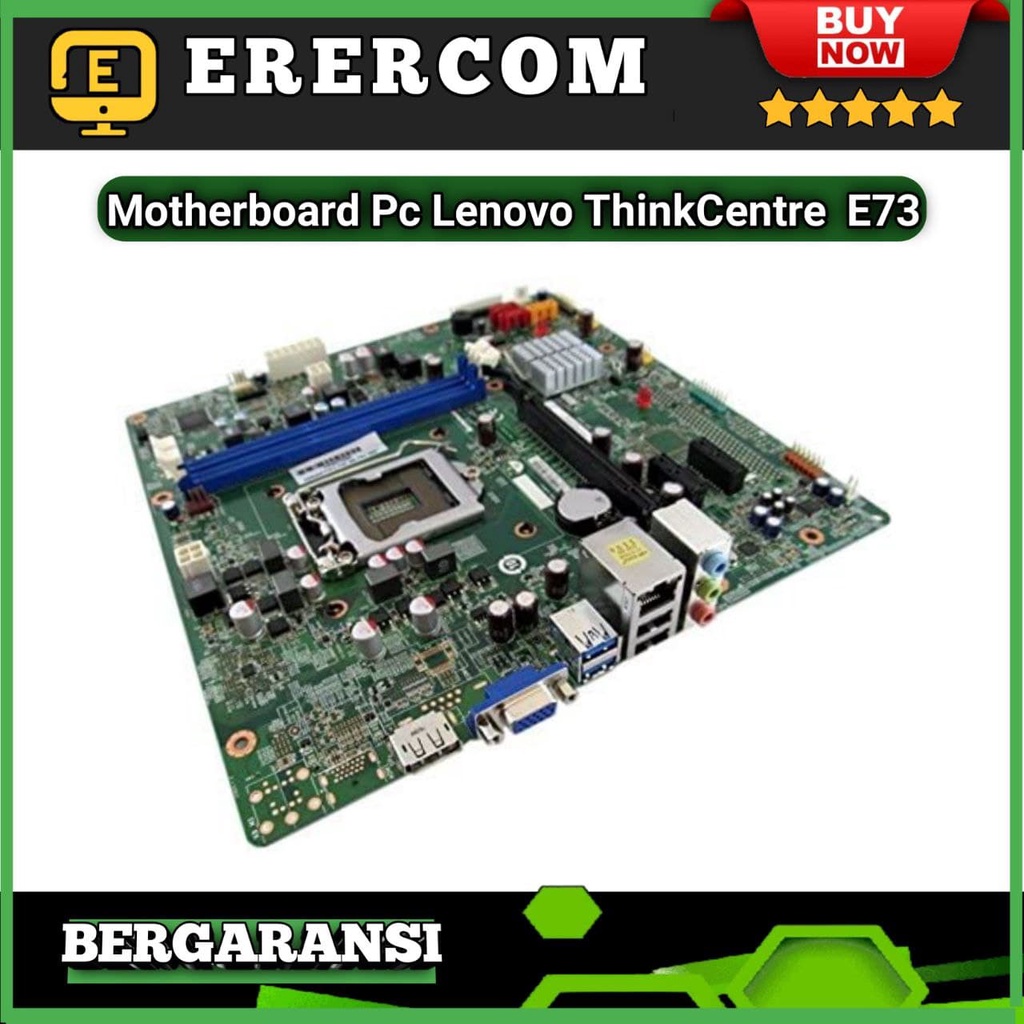 Motherboard Mobo Mainboard Pc Intel Ddr3 PC built up Lenovo ThinkCentre E73 H81 soket 1150 Murah