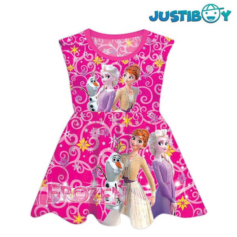 Daster Anak Frozen Perempuan Umur 1- 9 Tahun Gambar Full Printing [Cecil]