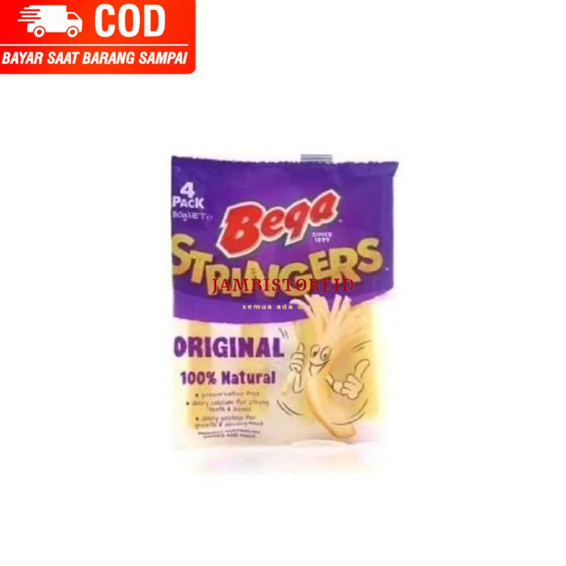 

(JAMBISTOREID) JAMBI LANGSUNG KIRIM Beqa Stringers Original 100% Natural 80gram Keju Mozarella Stick Jambi