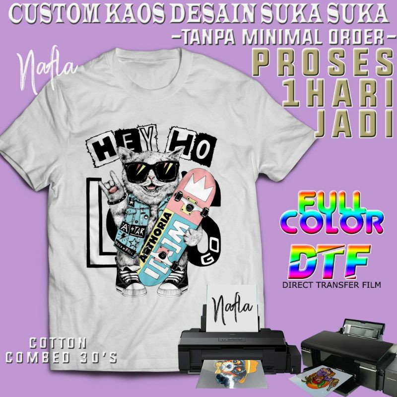 KAOS KATA KATA / SABLON KAOS / KAOS SABLON CUSTOM / KAOS CUSTOM TULISAN / KAOS COSTUM /  KAOS LOGO