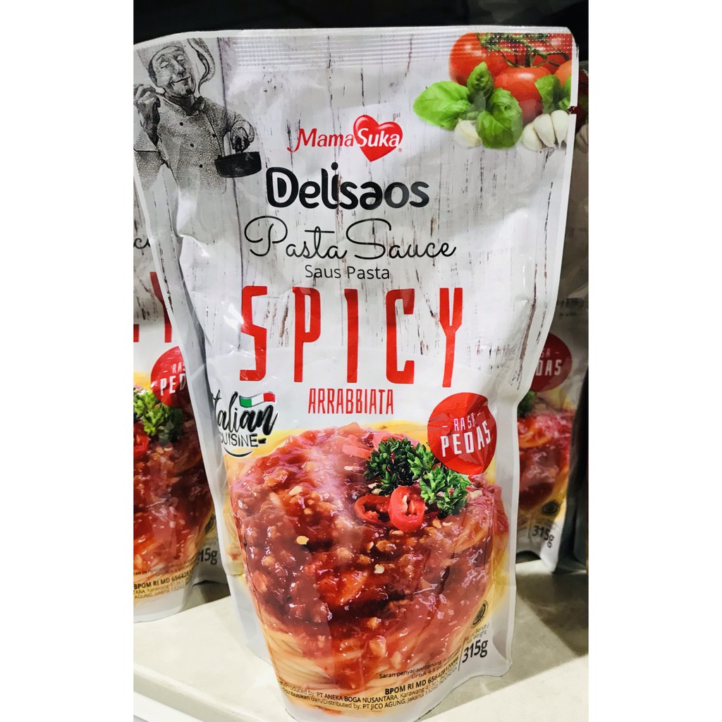 

Mama Suka Pasta Sauce Spicy 315gr