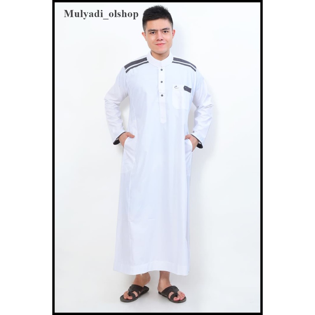baju muslim/baju muslim pria/pakaian muslim/gamis/gamis pria/lengan panjang