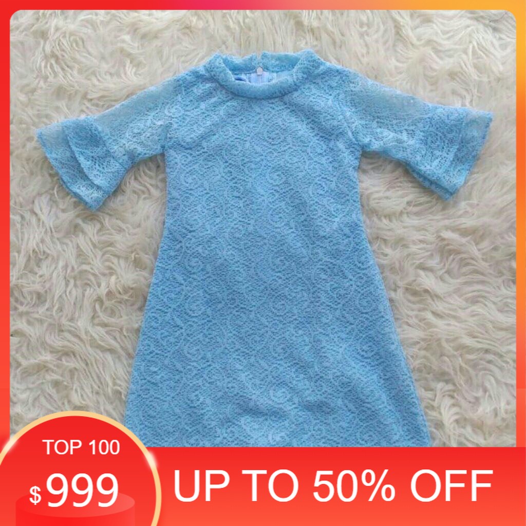 Baju DRESS ARYA BROKAT DRES ANAK PEREMPUAN BRUKAT