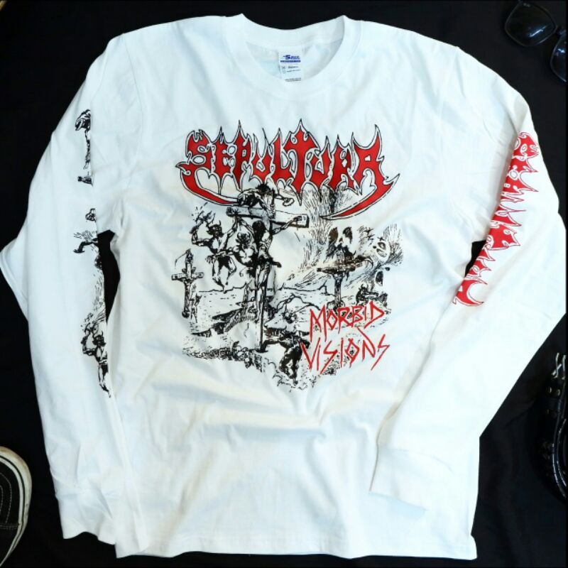 Kaos SEPULTURA Morbid Vision lengan panjang