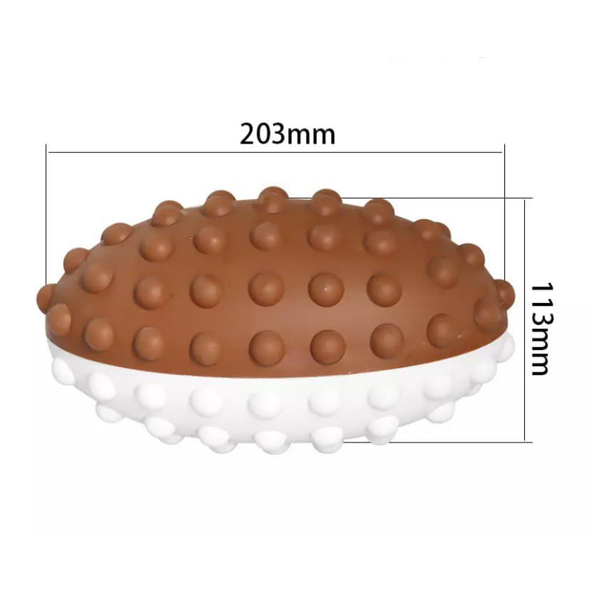 Pop It Rugby Bola New Football Needoh Stress Ball Fidget Toys Squishy Mainan Anak DNA Autism ADHD Toy Viral New 2022