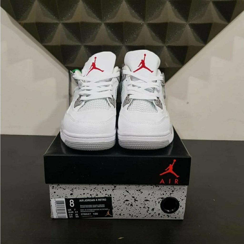 jordan 4 white oreo size 14