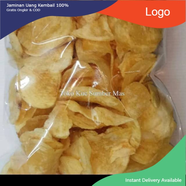 

MAKANAN RINGAN SNACKS KERIPIK KENTANG 250GR / KERIPIK KENTANG ORIGINAL /