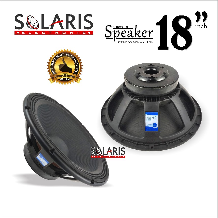 SUBWOOFER 18 INCH COIL 4 INCH CRIMSON PECISIONS LF18X401