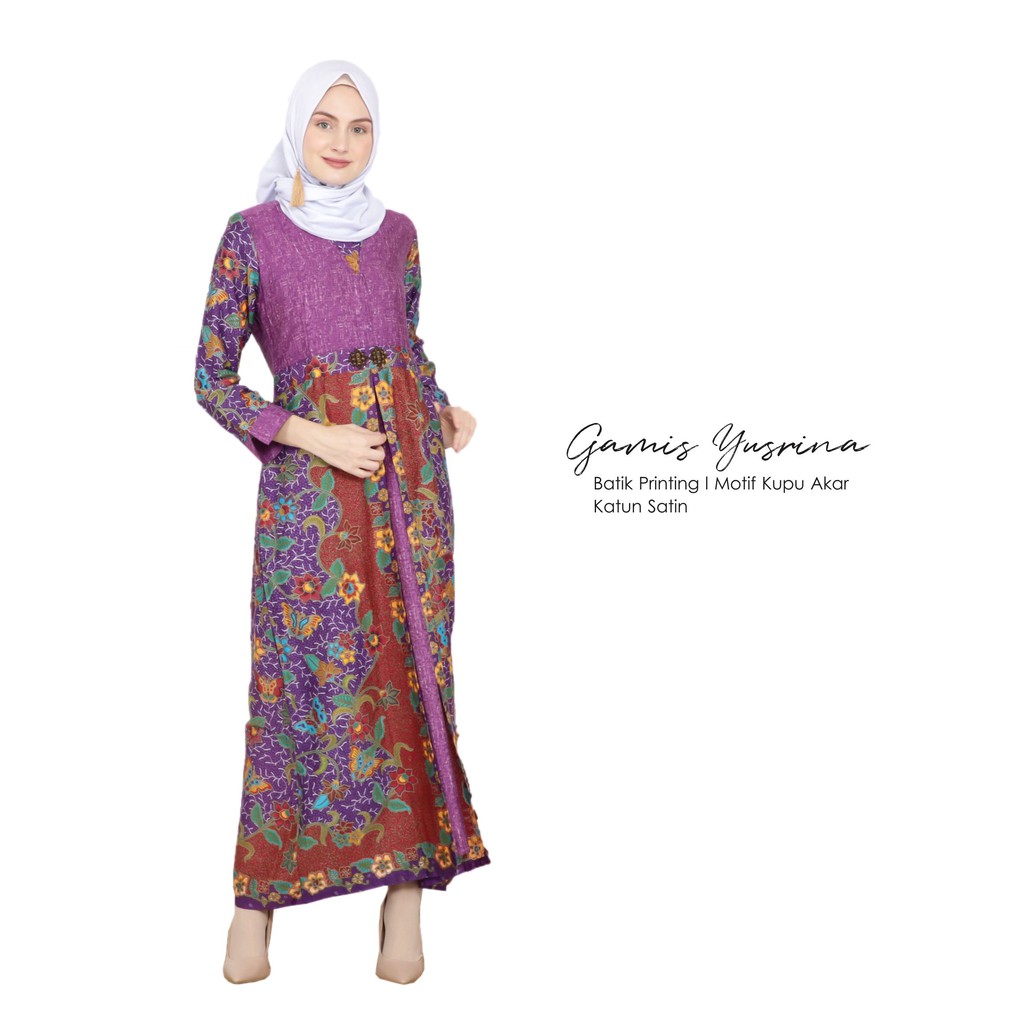 Gamis Batik Yusrina Exclusive Faaro