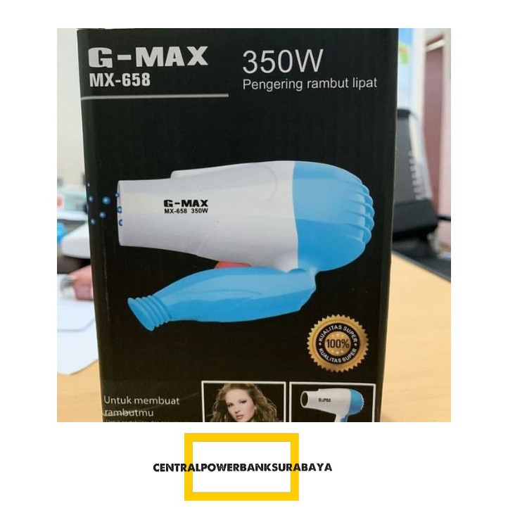 HAIRDRYER G-MAX MX-658 / PENGERING RAMBUT LIPAT