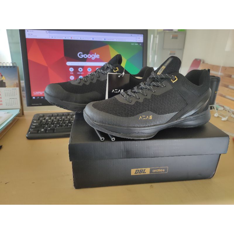Sepatu Basket Ardiles AZA 6.0 Hitam Emas Original Size 42