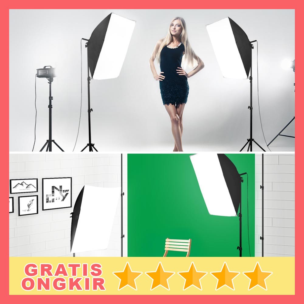 taffSTUDIO payung softbox reflektor E27 single lamp socket -CL- RT50- black