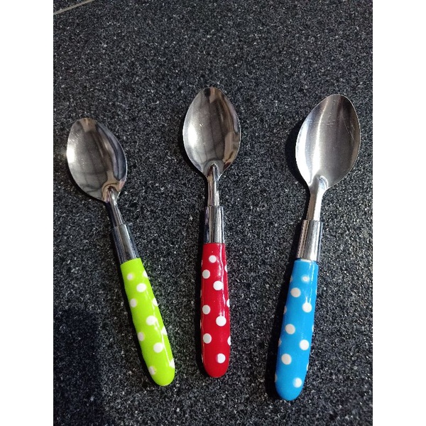 1 pcs sendok folkadot