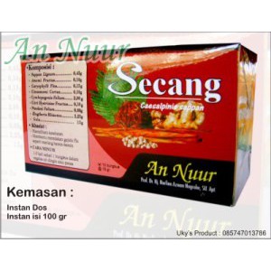 

SECANG, Kemasan Instan Dos, 10 sachet