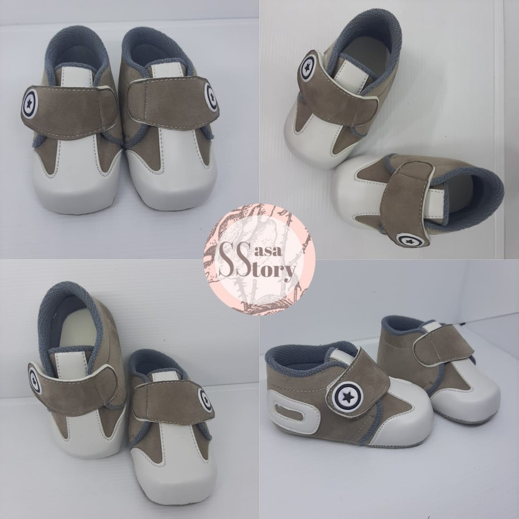 SEPATU PREWALKER BABY BAYI UNESEX BLUDRU WARNA-WARNI GP01