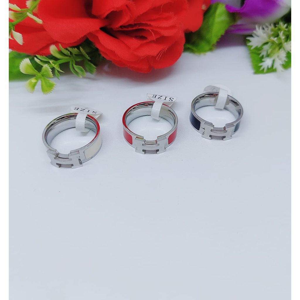 Cincin Titanium Permata 018-019 Terbaru