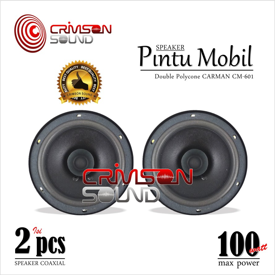 Carman 6 inch Coaxial Speaker/pintu mobil CM-601
