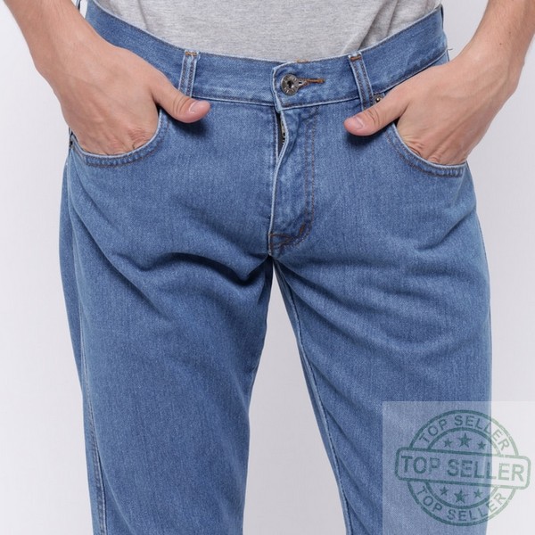 (Celana Murah) Edwin Celana Jeans Reguler Fit Pria Panjang blue 506-72-40 - Biru, 28 |DXT