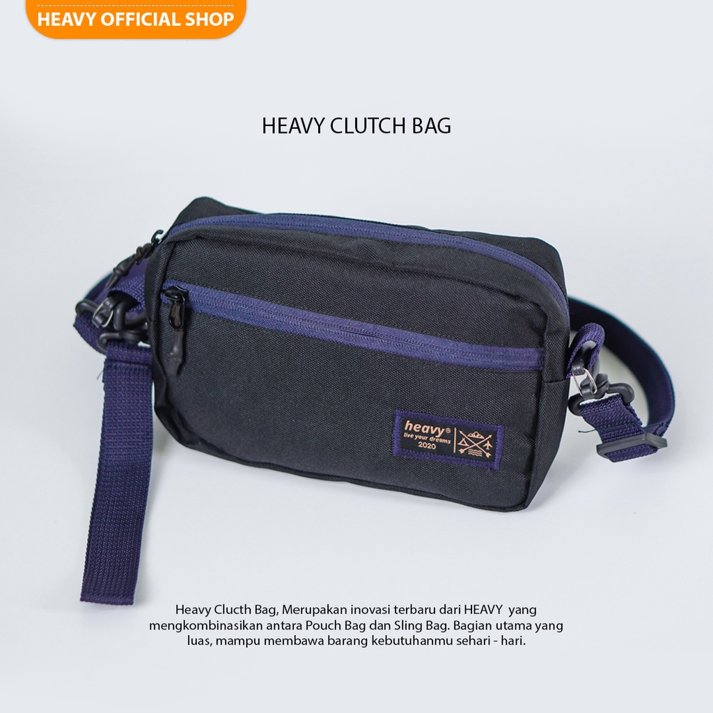 Heavy Official Shop - Hand Bag Sling Bag Heavy Original - Clutch Bag - Tas Selempang Pria